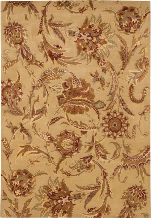 "wild Orchids Area Rug - 3'6""x5'6"", Ivory"