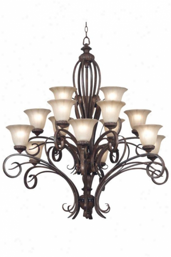 Wilkshire Chandelier - 15-light,, Copper Bronze