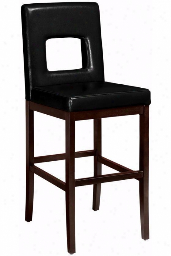 "window Bar Stool - 44.5""h, Black"