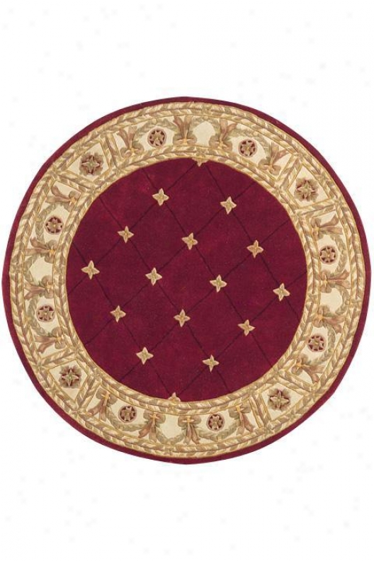 Windsor Iii Area Rug - 3'x5', Burgundy