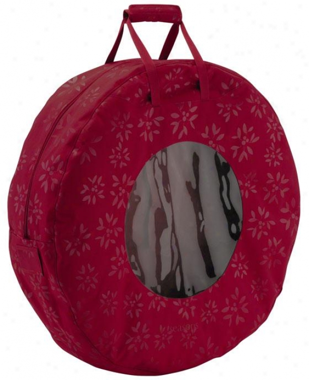 "wreath Storage Bag - 7.5""hx29""w, Crimson Red"