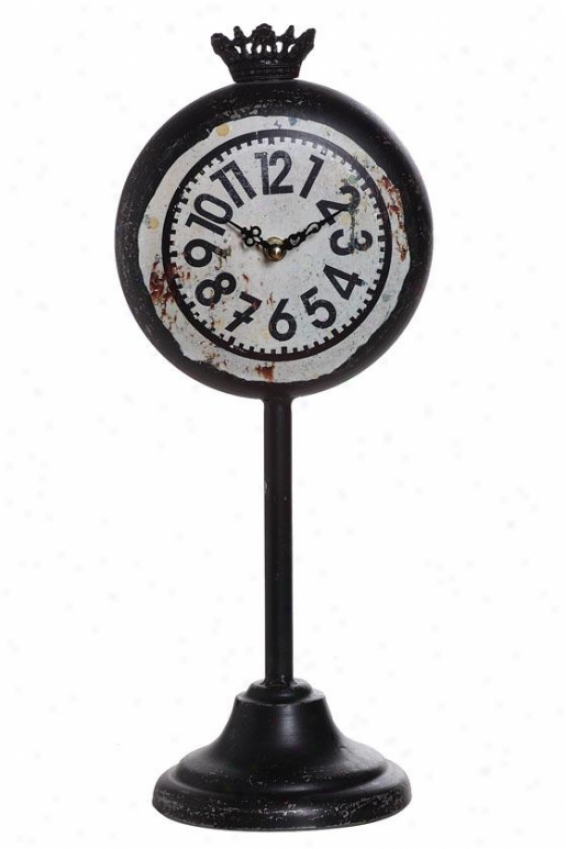 "wright Clock - 18""hx7""wx6""d, Black"