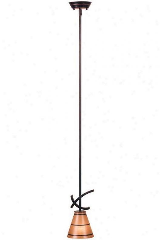 Wright Mini-pendant - Ambee Scavo, Bronze