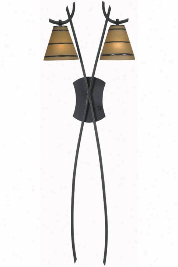 "wright Wallchiere - 45""hx16""w, Oil Rubbed Bronze"