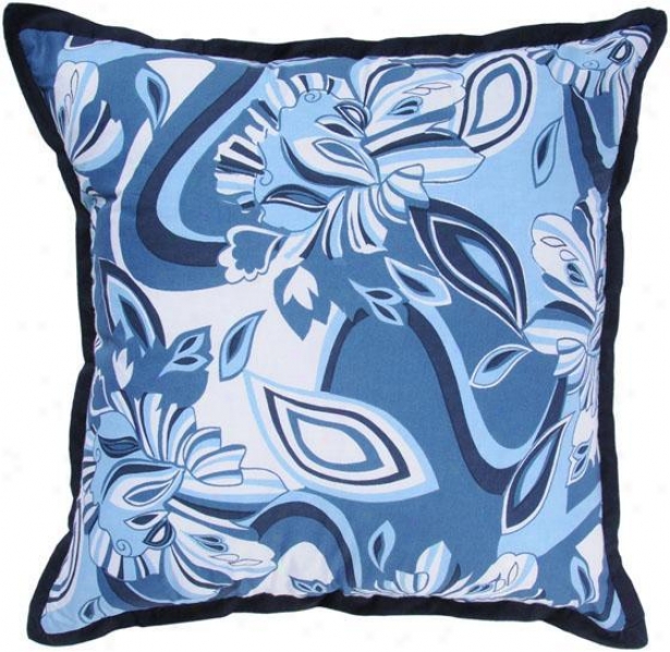 "york Pillow - 18""x18"", Blue"