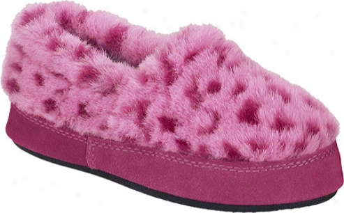 Acorn Tex Moc (children's) - Pink Ocelott