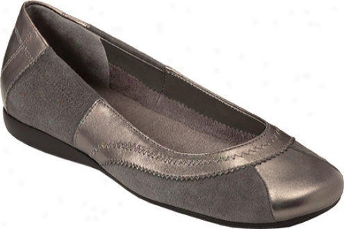 Aerosoles Printz Media (women's) - Dark Solver Leather/suede