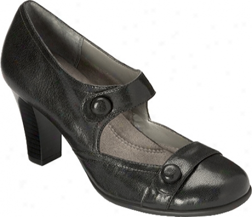 Aerosoles Rolling Hilps (women's) - Black Leather