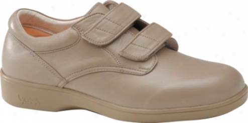 Aetrex Ambulator Conform Double Strap (women's) - Taupe Leather