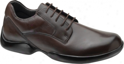 Aetrex Gramercy Plain Toe Oxford (men's) - Brown Leather