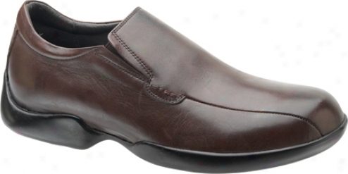 Aetrex Gramercy Slip On (mrn's) - Brown Learher