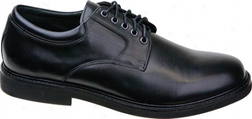 Aetrex Lt500 Oxford (men's) - Black Leather