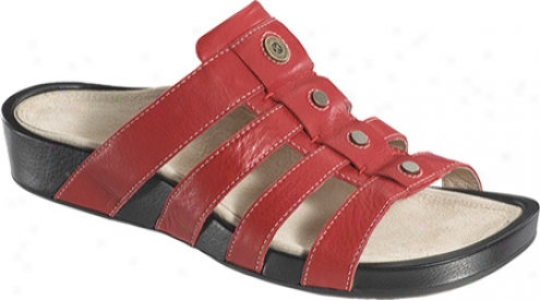 Aetrex Saona Gladiator (women's) - Chili Pepper Red Leather