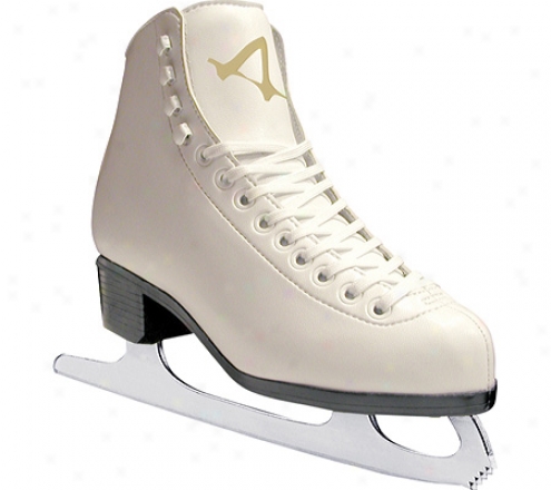 American 513 Sumilon Lined Figure Skate (girls') - White