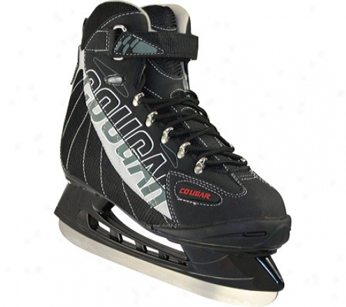 American 558 Cougar Softboot Hockey Skate - Grey/black