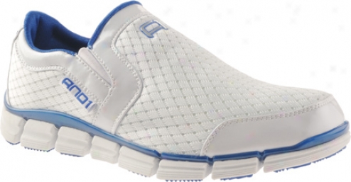 And1 Downtime Slip-pn (men's) - White/royal