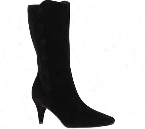 Annie Crete (women's) - Black Soft Suede