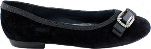 Annie Frizzy (women's) - Black Velvet/black Grosgrain