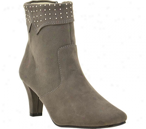 Annie Party (eomen's) - Grey Velvet Suede