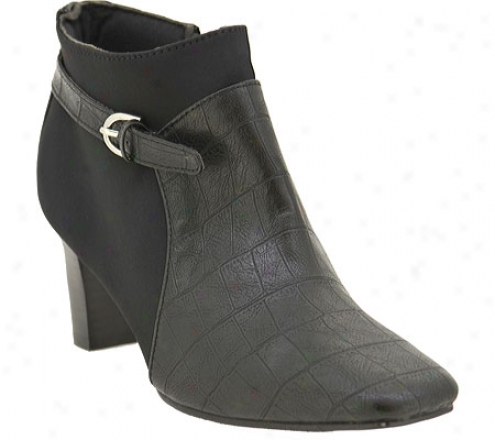 Annie Passion (women's) - Black Stretch/black Croc