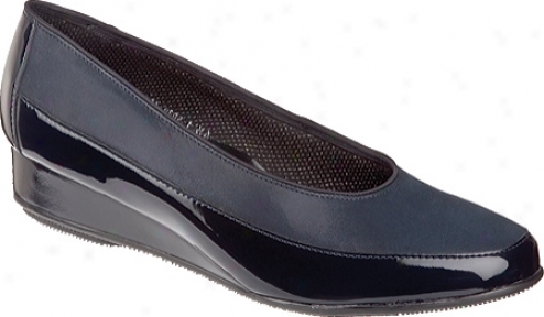 Ara Aron 45030 (women's) - Blue Leather/navy Patent