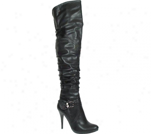 Ardiente O My (women's) - Black Faux Leather