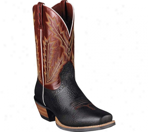 Ariat Adriano Moraes (men's) - Black Shrunken Shoulder/red Light Leather