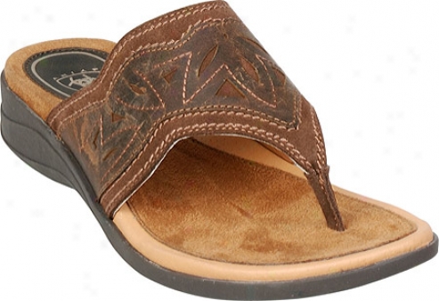 Ariat April (women's) - Brown Abundant Grain Leather/suede