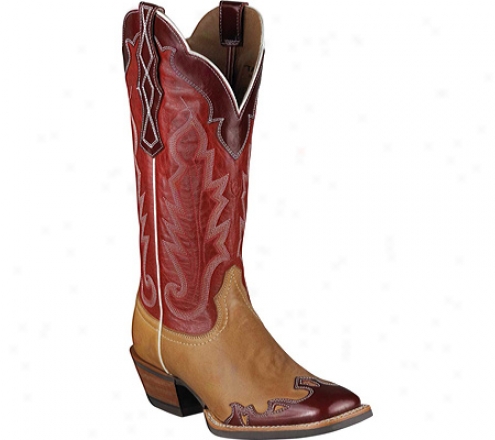 Ariat Caballera (womn's) - Buckskin/red Full Temper Leather