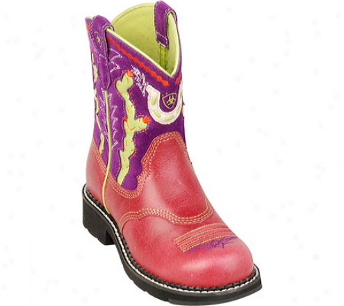 Ariat Fatbaby Cactus (infants') - Watermelon/blackberry Full Grain Leather