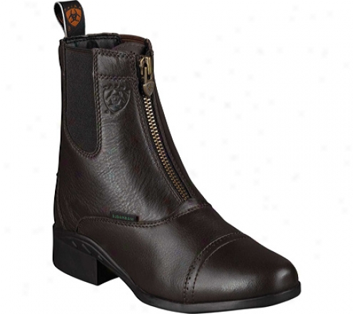 Ariat Heritage Breeze Zip Paddoc (women's) - Chocolate Full Grain Leather