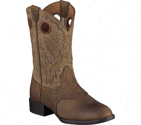 Ariat Heritage Stockman (infants') - Distressed Brown/brown Blmber Full Grain Leather