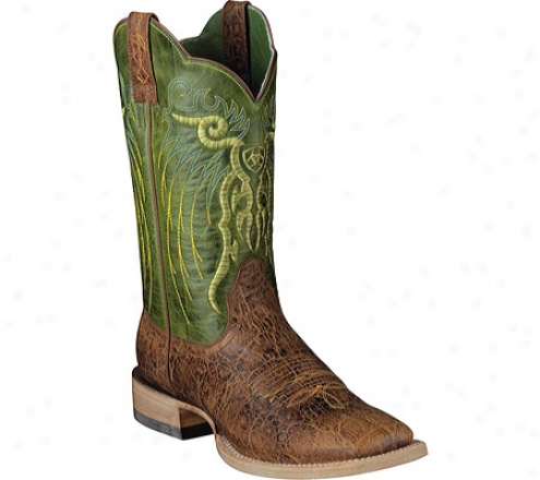 Ariat Mestenoo (men's) - Adobe Clay/neon Lime Full Temper Leather