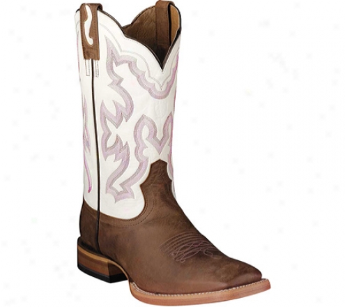 Ariat Nitro (men's) - Weathered Brown/blanco Full Grain Leather