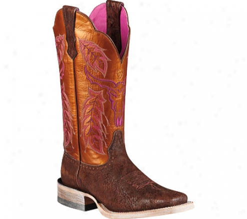 Ariat Outlaw (women's) - Chico Brown/bronze Dazzle Full Grain Leather