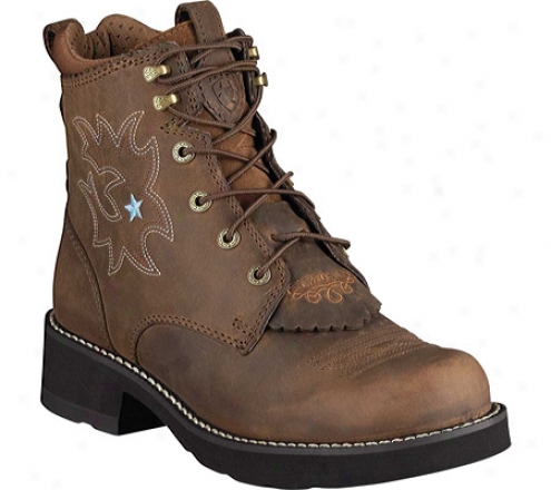 Ariat Probaby Lacer (women's) - Driftwood Brown Full Grain Leather