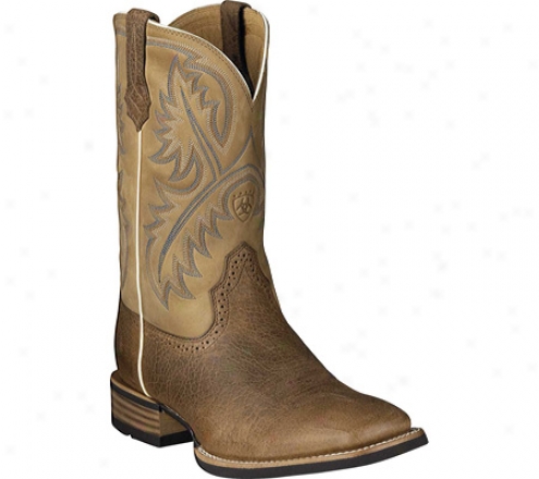 "ariat Quickdraw 11"" (men's) - Tumbled Bark/beige Full Grain Leather"