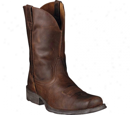 Ariat Rambler Square Toe (men's) - Moccasin Full Grain Leather