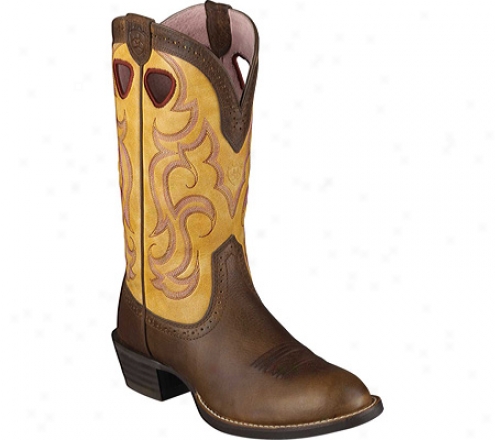 Ariat Rawhide U Toe (women's) - Sunshine/seashell Full Grain Leatner