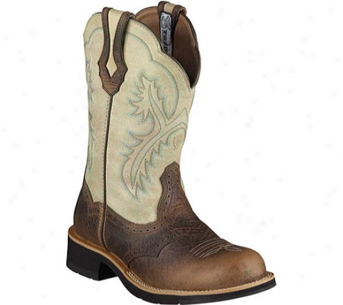 Ariat Showbaby (women's) - Earth/dose Crackle Full Grain Leather