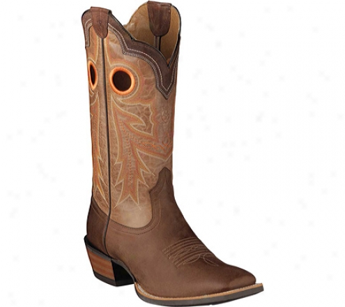 Ariat Wildstock (men's) - Weathered Brown/quartz Full Grain Leather