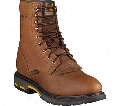 "ariat Workhog 8"" H2o (men's) - Golden Grizzly Full Grain Leather"