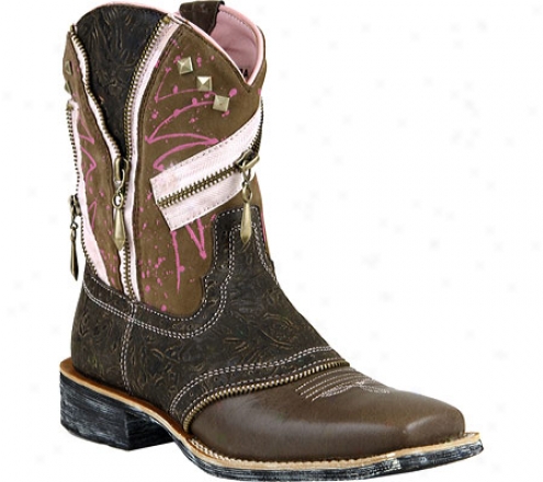 Ariat Zipitbaby (women's) - Silt/muddy River Full Grain Leather/suede