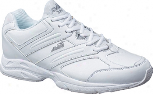 Avia A325m (men's) - White/chrome Silver/lemoh Yellow