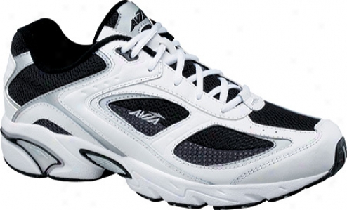 Avia A5020m (men's) - White/black/chrome Silver