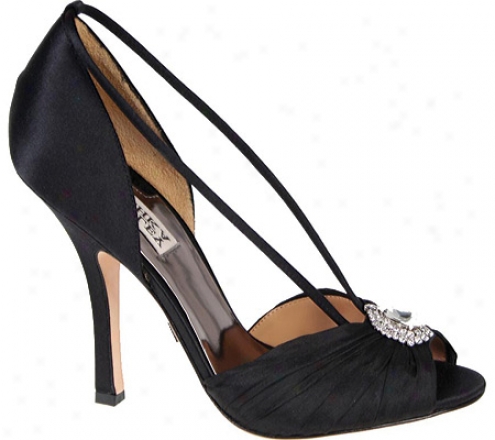 Badgley Mischka Mp-2015-ollie (women's) - Black Satin