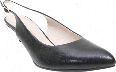 Barefoot Tess Slingback (women's) - Black Leather