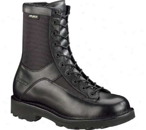 "bates 8"" Durashocks Lace To Toe Side Zip E03140 (men's) - Black"