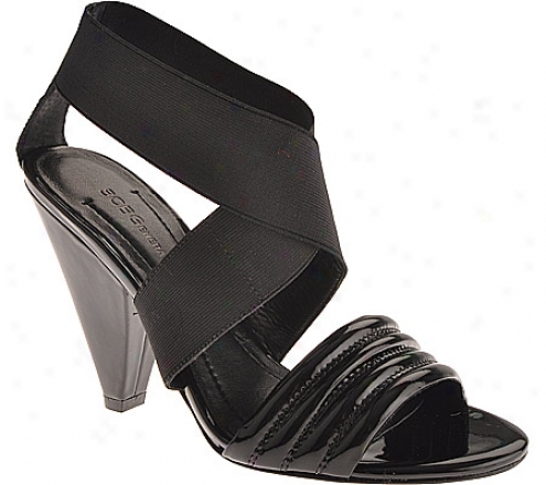 Bcbgeneration Brrandise (women's) - Black Patent/elastic Leather