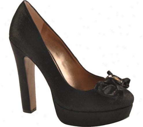 Bcbgeneration Jaclyn (women's) - Black Shiny Twill Suede